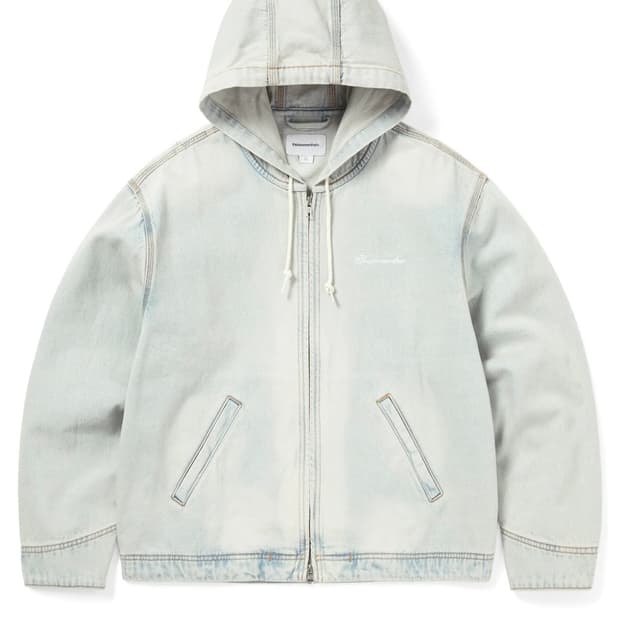 디스이즈네버댓) Washed Carpenter Jacket Ice M