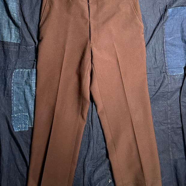 90's 빈티지 울 블랜드 트라우저 36