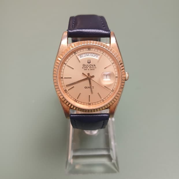빈티지 부로바 슈퍼세빌 DAY&DATE 쿼츠시계