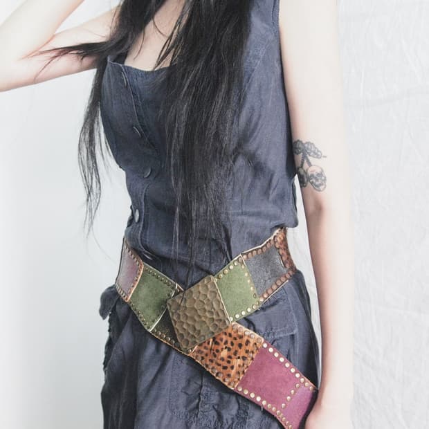 알베르타 페레티 아티저널 린넨 블렌드 원피스