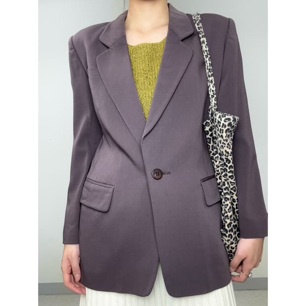 빈티지 브라운 블레이저 자켓