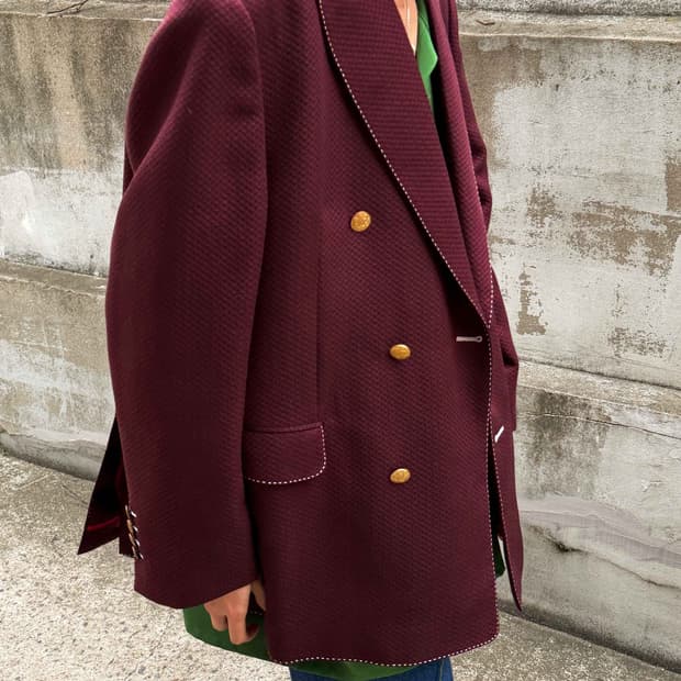 80s stitch taylor jacket 