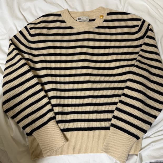 렉토 스트라이프 니트 L