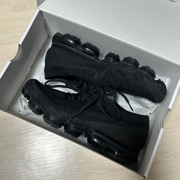 베이퍼맥스 플라이니트 트리플블랙 OG 290