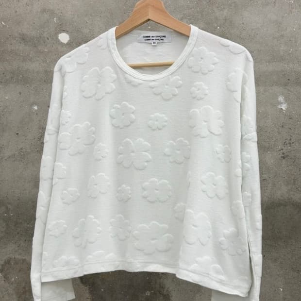 Comme des Garcons 꼼데가르송 플라워 슬리브