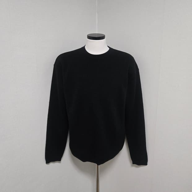 쿠어 캐시미어 혼방 블랙 니트 / 남성 니트 / 여성 니트 
