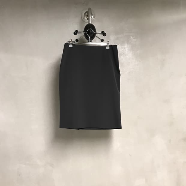 프라다 블랙 스커트 40