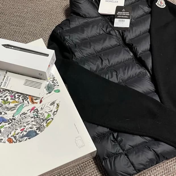 몽클레어 니트 패딩