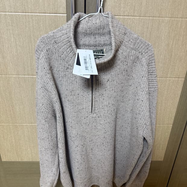 [2] 이외들 빌딩숲 울 블랜드 하프집업니트 베이지