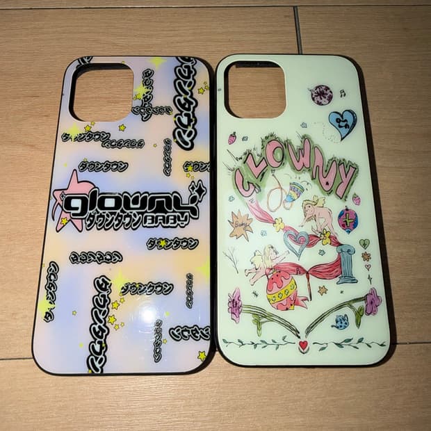 글로니 아이폰 12/12pro 프로 러브 엔젤, 다운타운베이비 폰케이스