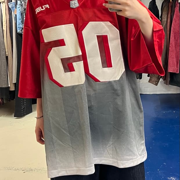 FUBU 푸부 힙합 올드스쿨 풋볼 져지