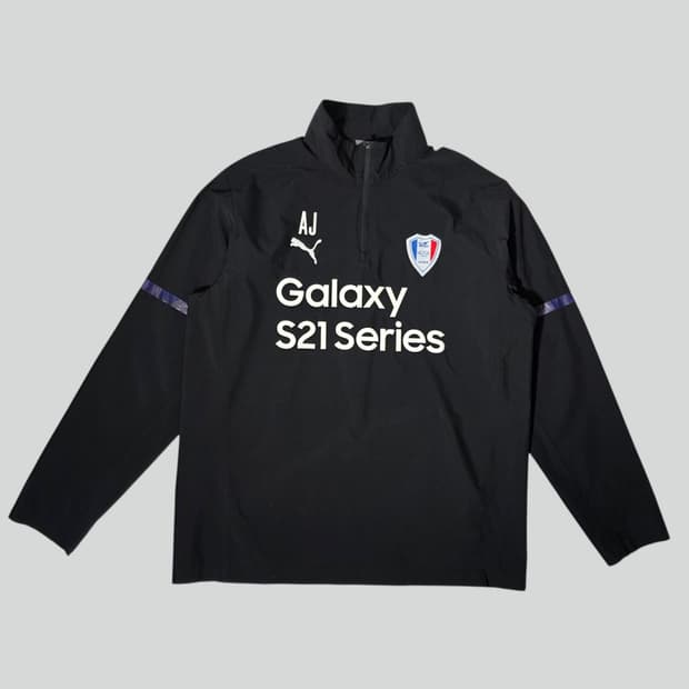 [2XL]푸마 2021 수원 삼성 트레이닝 레인탑