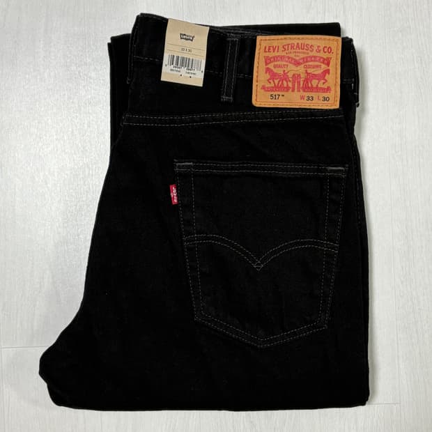 리바이스 517 블랙 33x30 새상품