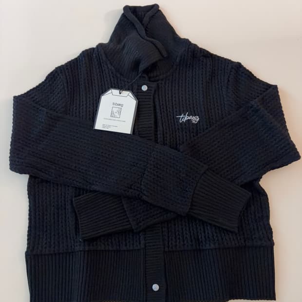 ti:baeg 티백 트위티 가디건 (블랙)