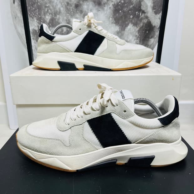 정품 10) 톰포드 자가 스웨이드  스니커즈 280