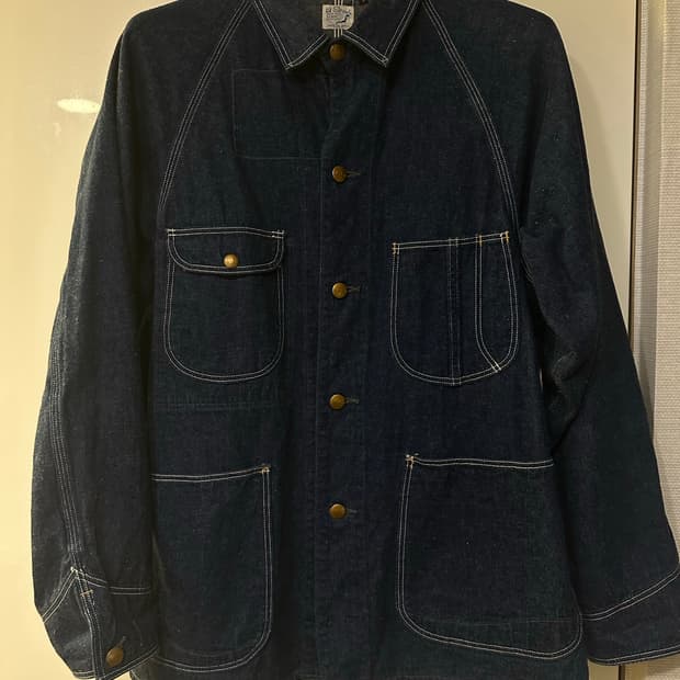 오어슬로우 03-6140 1950 커버올 자켓