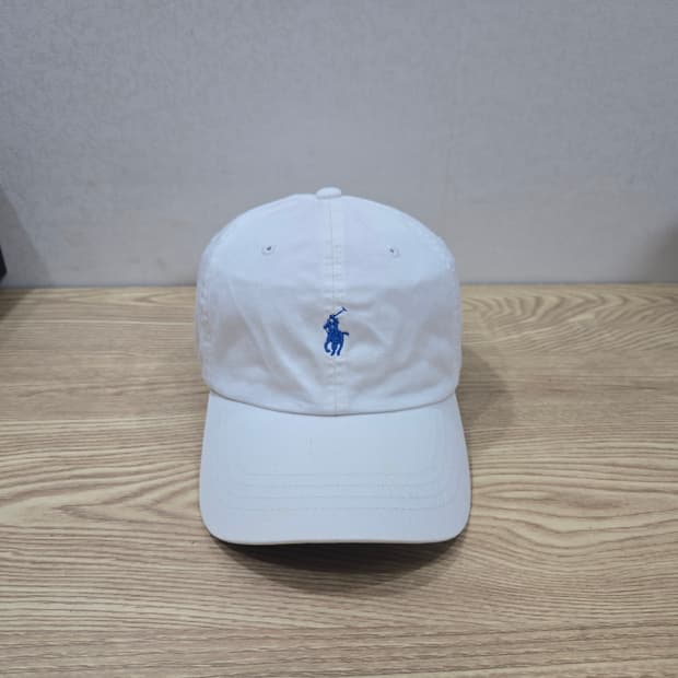 OS 폴로랄프로렌 구형 가죽끈 볼캡 화이트