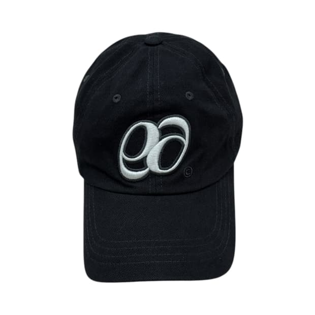 애즈온 99 심볼 로고 볼캡 모자 블랙