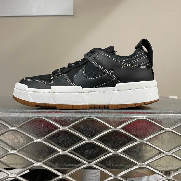 나이키 덩크 로우 디스럽트 블랙 검 240