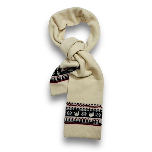 빈폴 댕포리 페어아일 아이보리 머플러