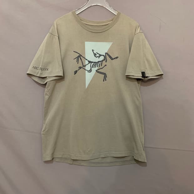 S ARCTERYX 아크테릭스 시조새 프린팅 반팔티