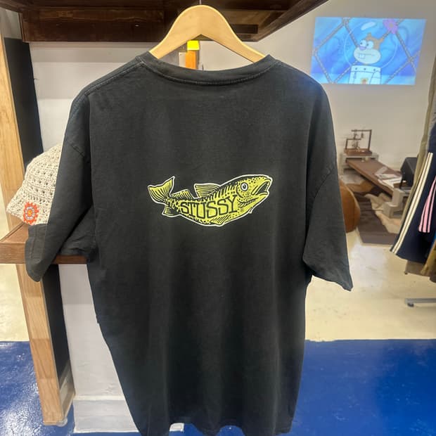 Stussy 스투시 베스 피싱 반팔티