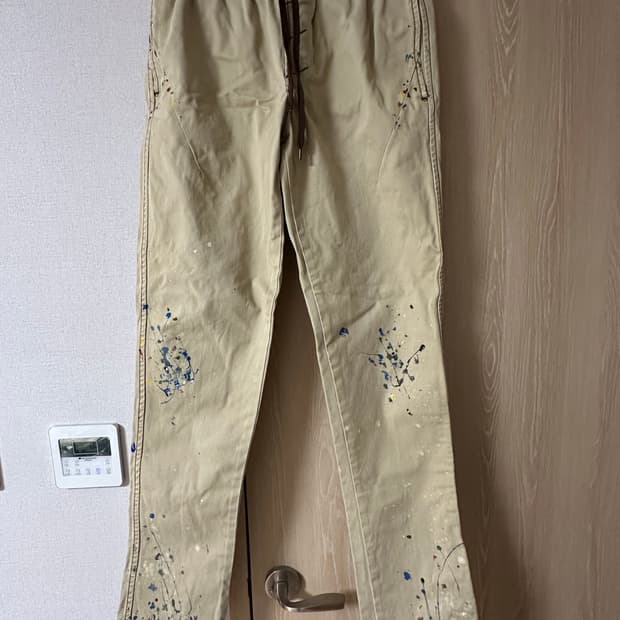 [4] 넘버나인 08AW 페인트 치노 팬츠