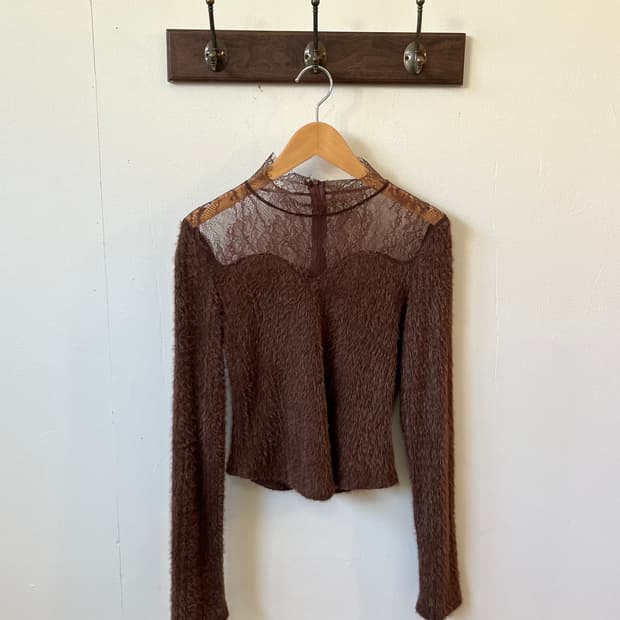 DAZY 시스루 터틀넥