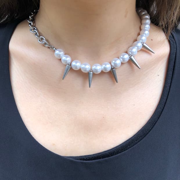 Stud PearlPearl Necklace