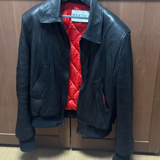 렉토 벤 고트 크링클 자켓 블랙 s