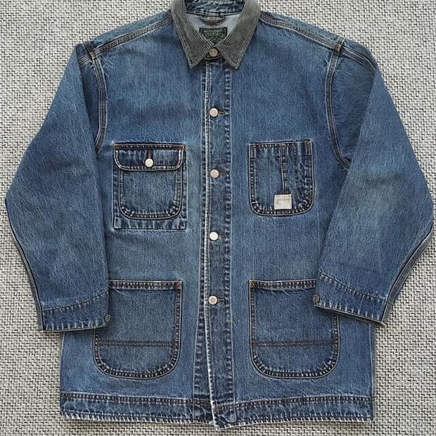 Original washed denim chore jackets