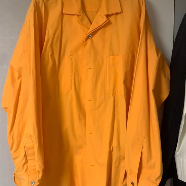 요지 야마모토 옐로우 셔츠