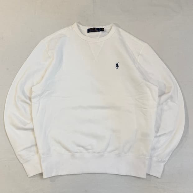 민트급 폴로 랄프로렌 맨투맨 스웻셔츠 화이트