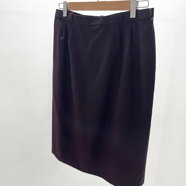 Wine Midi Skirt