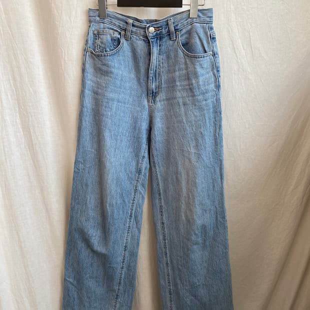 GU 세미 와이드 데님팬츠(26)