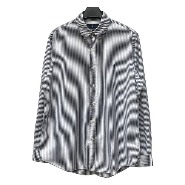 폴로 랄프로렌 커스텀핏 스트라이프 옥스포드 셔츠 남방 L