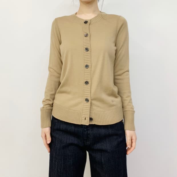 버버리 니트 가디건