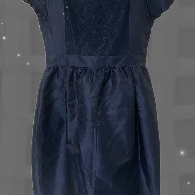 공주풍 레이스 드레스 원피스 일본 빈티지 네이비