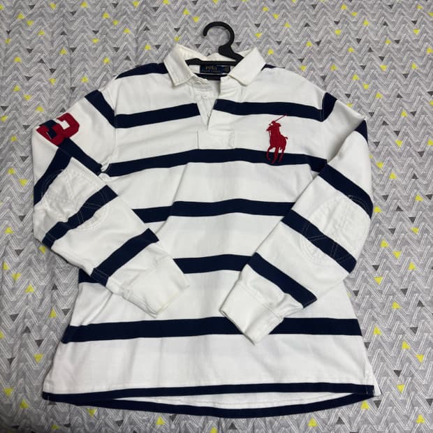 폴로랄프로렌 빈티지 카라 맨투맨