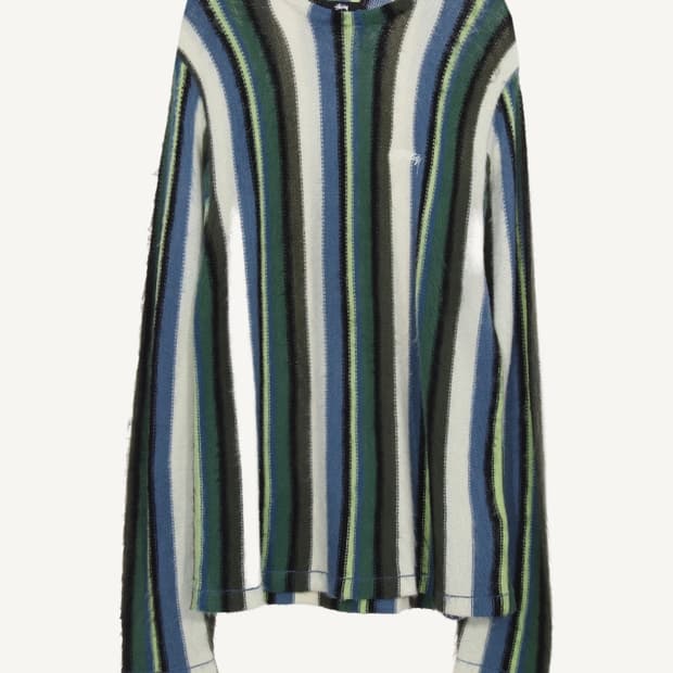 스투시 스트라이프 니트