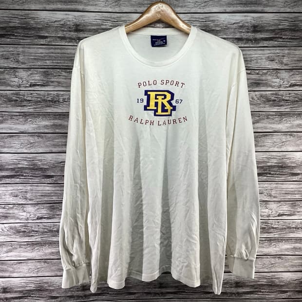 [폴로 스포츠 대방출] 90s 폴로스포츠 수소봉제 롱슬리브