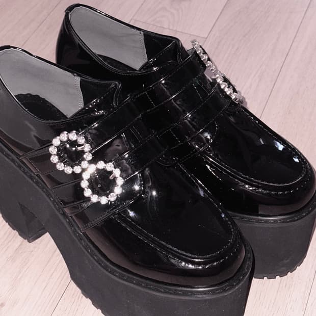 디마럽 디어마이러브 통굽 로퍼 11cm 양산형 지뢰계 버블즈