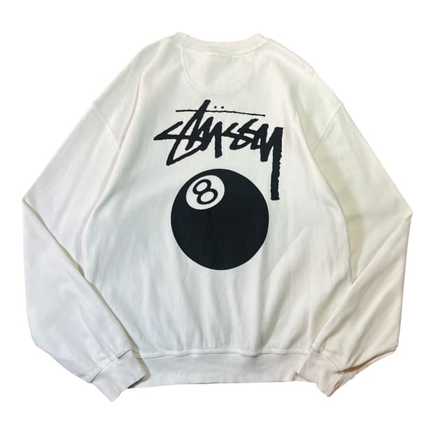 STÜSSY 스투시 에잇볼 빅로고 맨투맨