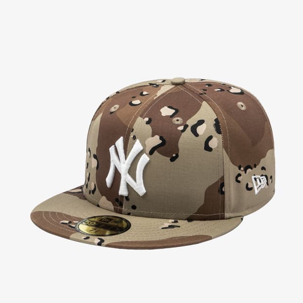 MLB 뉴욕 양키스 베이직 피티드캡 식스데이 카모
