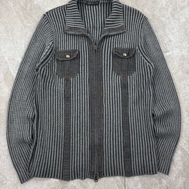 Vintage Knit Zip-Up   