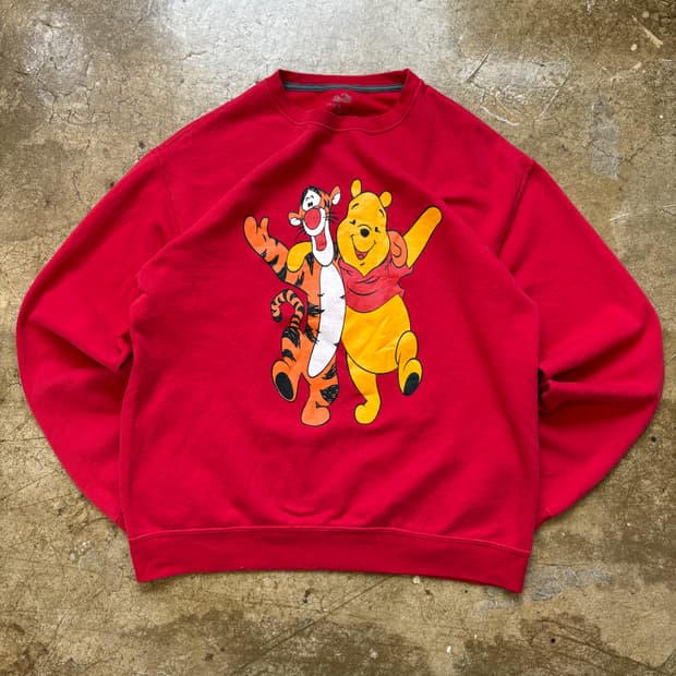 Fruit of the Loom 푸 & 티거 스웻셔츠