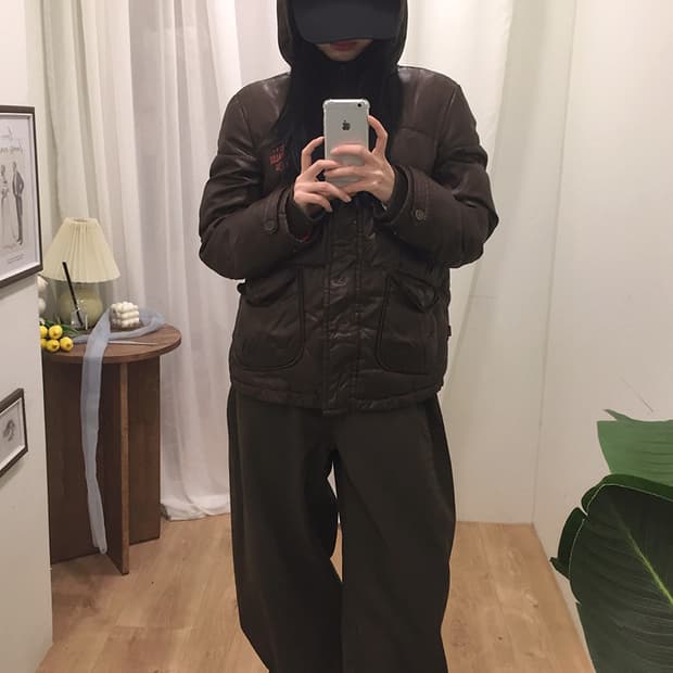 여성 리바이스 빈티지 후드패딩점퍼 95