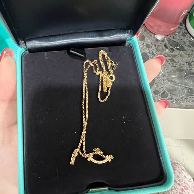 티파니앤코목걸이(티스마일 다이아)