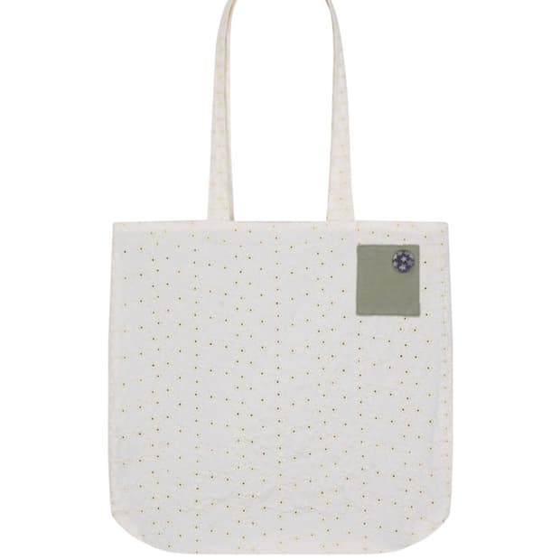 038 STAR REVERSIBLE BAG WHITE
