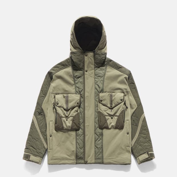 이스트로그x데상트 퀄팅자켓 95 M사이즈